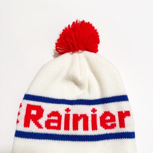 Vintage 80s Rainier Pom Beanie - Picture 6 of 6